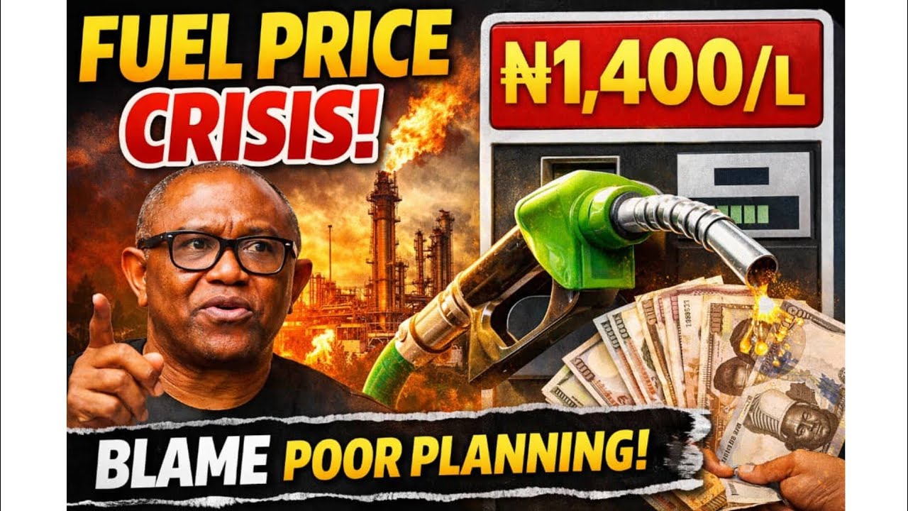 Цена на топливо достигла 1400 найр! Питер Оби обвиняет в повышении цен плохое планирование в Ниге...