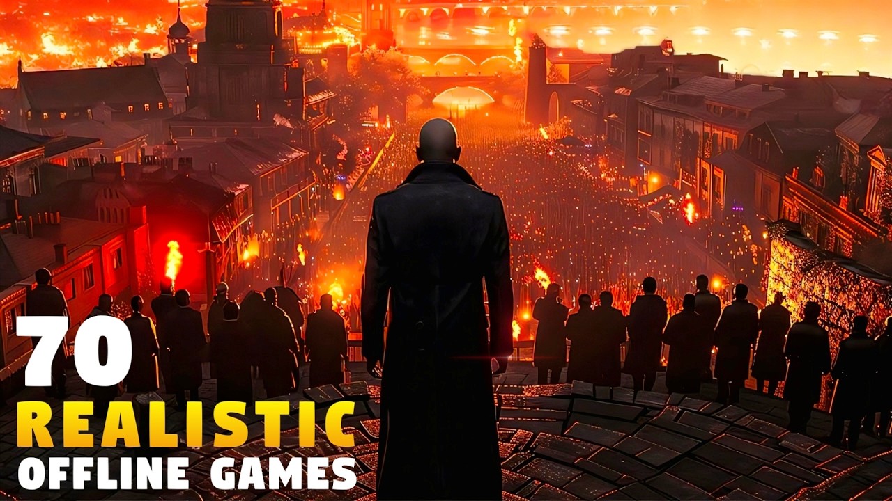 70 Realistic OFFLINE Games for Android & iOS 2025 | BEST OFFLINE GAMES FOR MOBILE