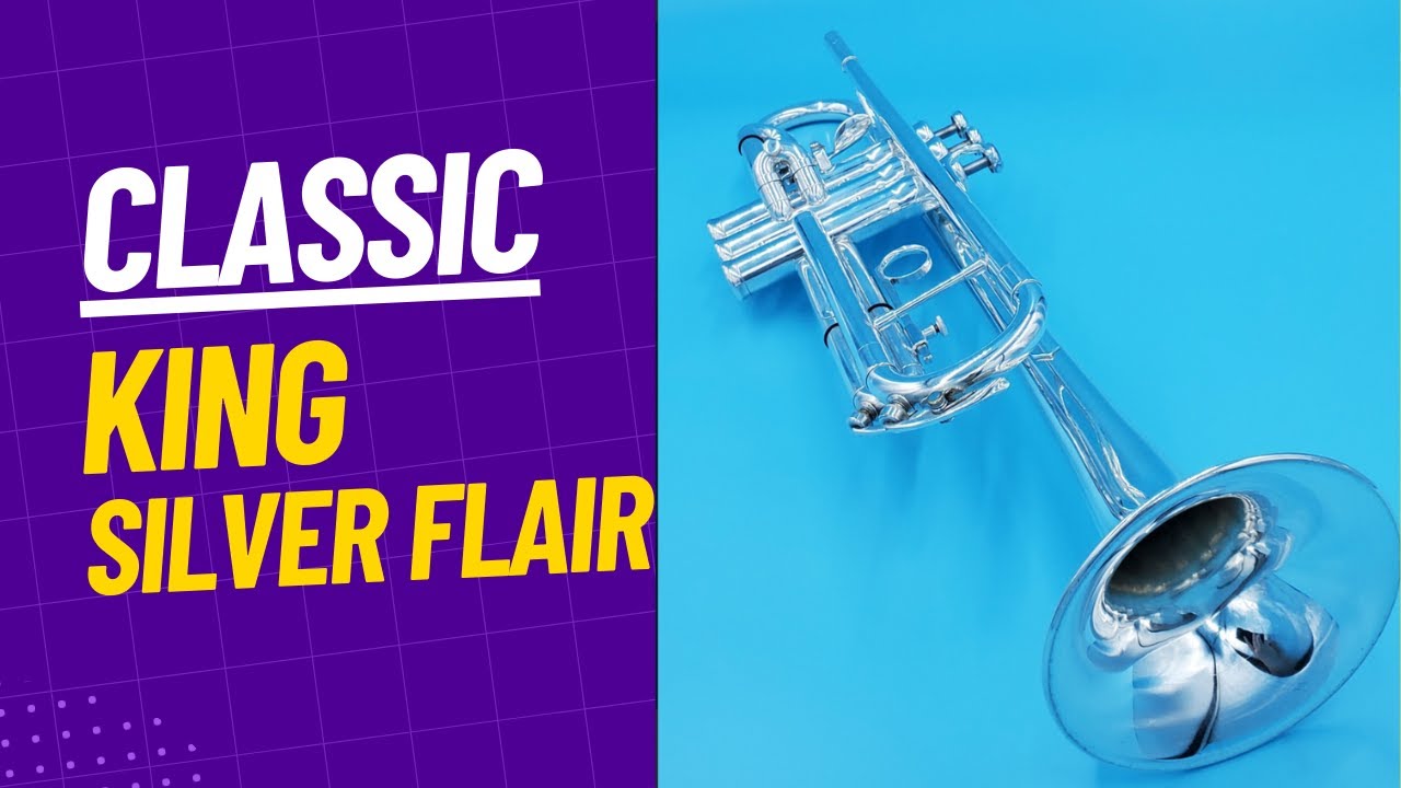 1970-1971  King  Silver Flair Professional  Trumpet quick demo! ACB Show and Tell!
