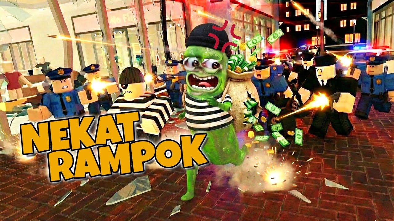 Nekat Rampok Satu Mall Sampe Kosong! Satpamnya Buta Apa Gimana? Di Rob It Roblox