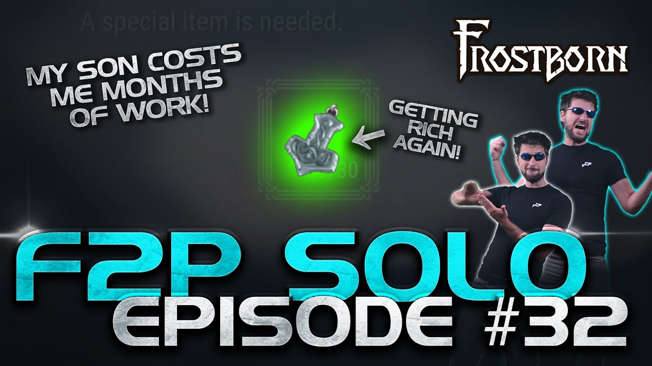 MY SON RUINS MONTHS OF WORK & Sanctum of Odin's Round 3! Frostborn F2P Solo Series. Ep. 32 - JCF