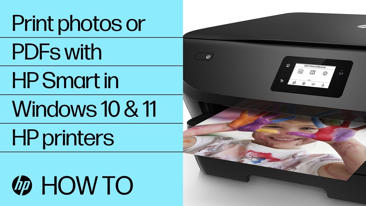 How to print a photo or PDF using the HP Smart app in Windows 10 & 11 | HP Smart | HP Support