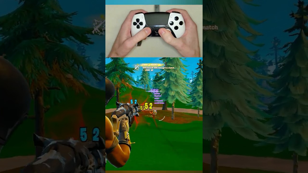 NEW 2x Aim Assist Trick for Controller 🎯 (Fortnite PS5 & XBOX)