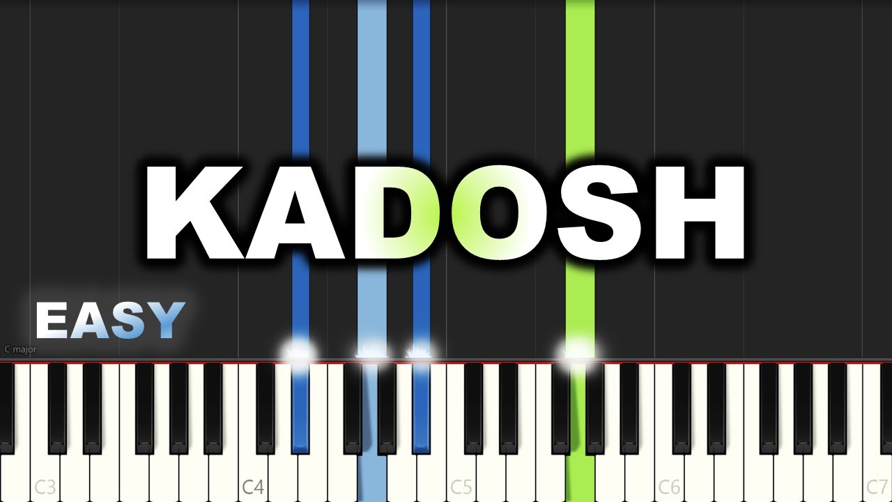 Joe Mettle - Kadosh ft Nathaniel Bassey | EASY PIANO TUTORIAL BY Extreme Midi