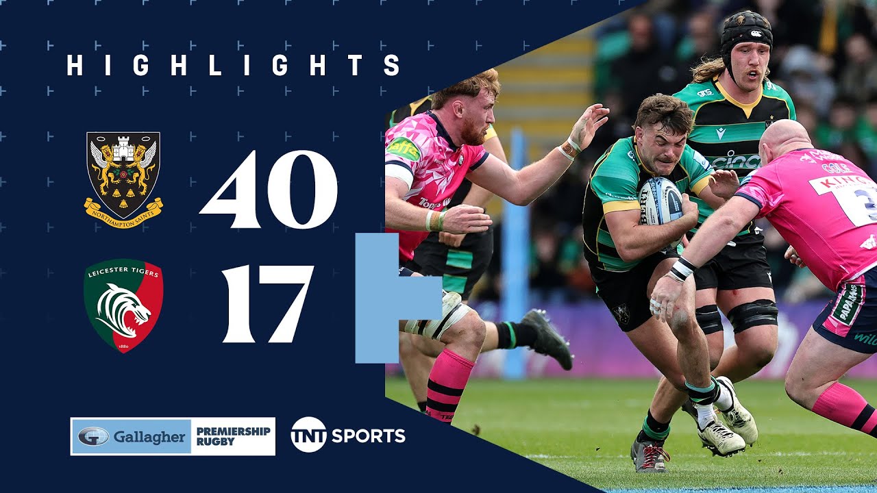 Dominant Win! 💪 | Northampton 40-17 Leicester | Gallagher Premiership Rugby Highlights