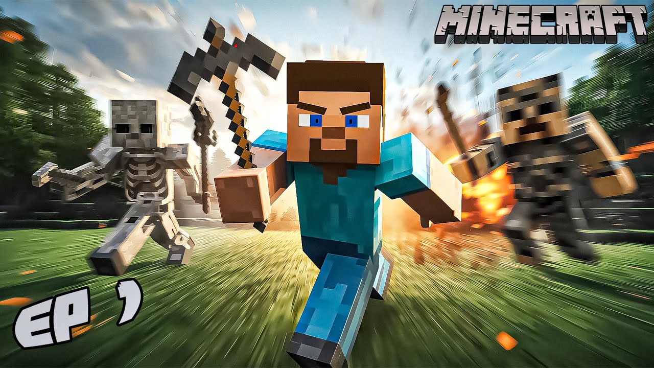 FIRST DAY IN MINECRAFT ⛏️ 🏠 | MINECRAFT EP 1