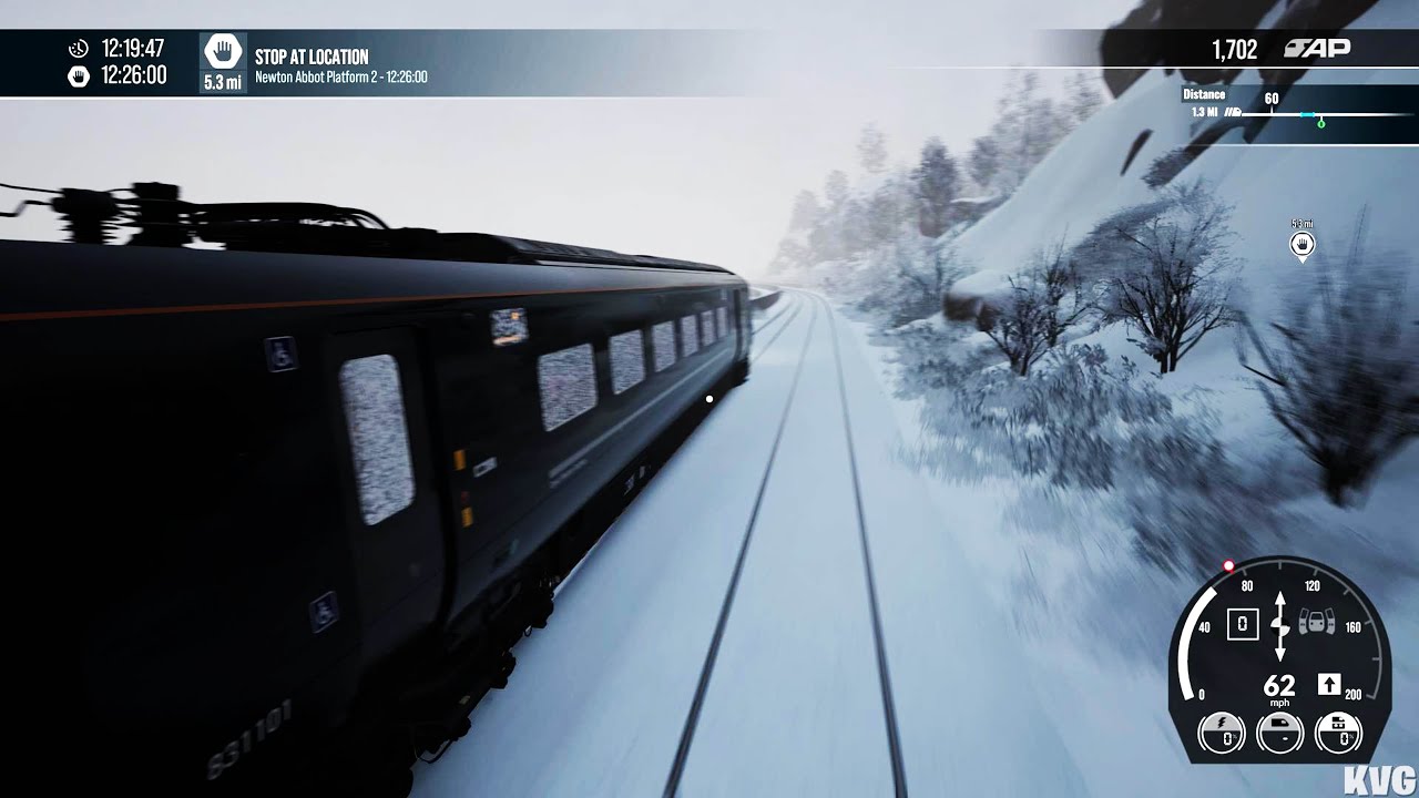 Train Sim World 6 - Snow Gameplay (PS5 UHD) [4K60FPS]