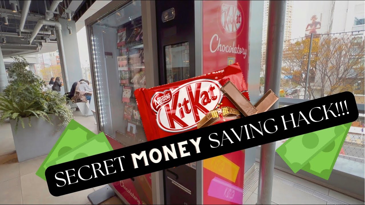 ($ saving) KIT KAT vending machine | Weird Vending Machines Japan | 自動販売機