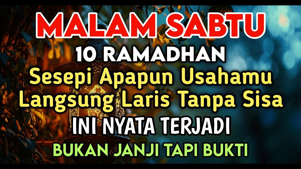 BISMILLAH KUNFAYAKUN🤲🤲SESEPI APAPUN USAHA,BISA DILARISKAN DENGAN AYAT INI | SEMOGA MENDAPAT BERKAH