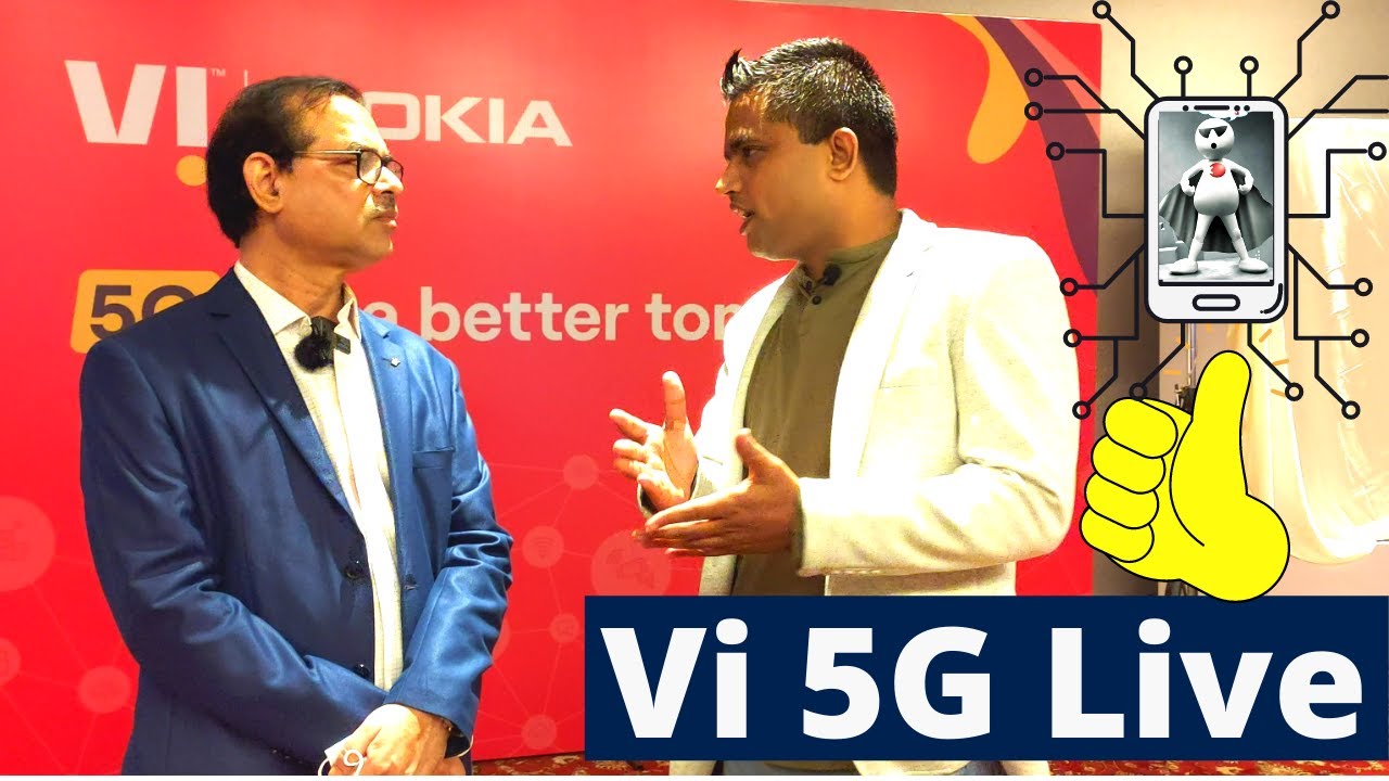 Vi 5G  Live Demo 1st Time On YouTube | Vi 5G At 4Gbps Trial Speed | Vi AR VR Cloud Gaming Live Demo