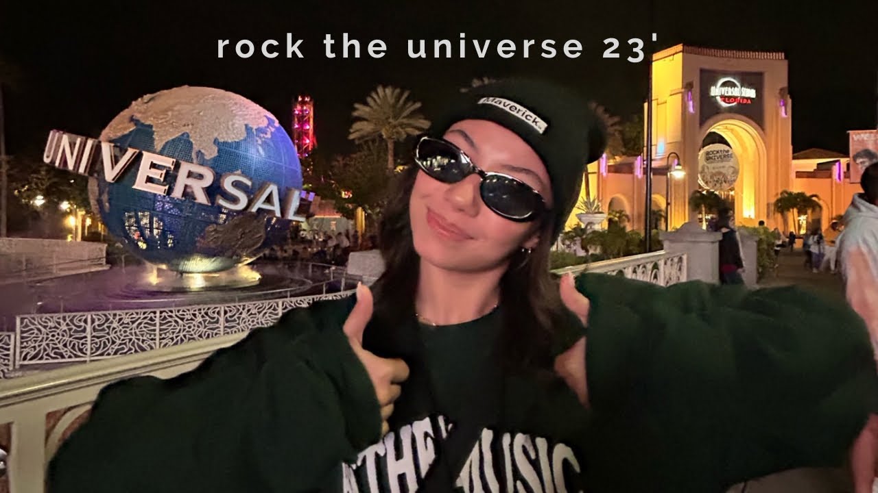 rock the universe 2023 | universal studios florida vlog
