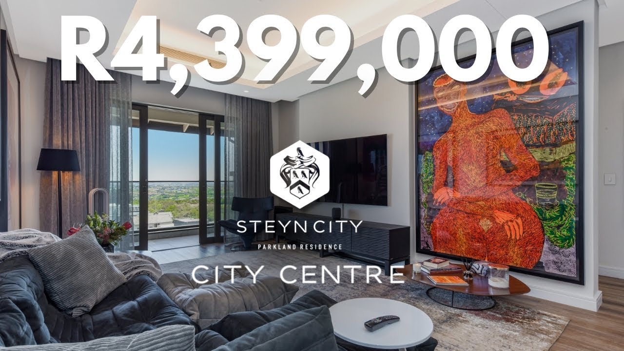 LUXURY Steyn City TOP FLOOR Apartment Tour | City Centre