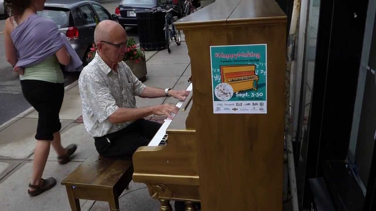 #HappyMaking piano at Grey Rock Clothing Guelph