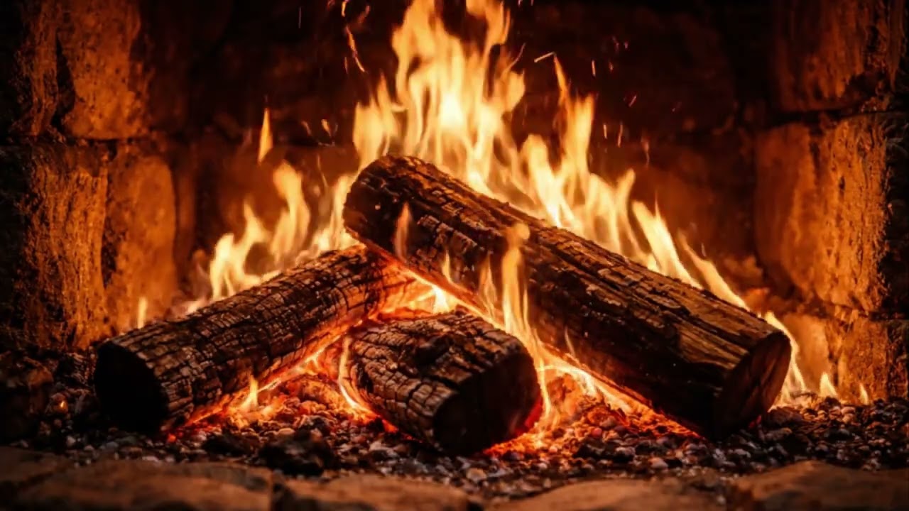 Şömine Videosu 1 Saatlik 2K Görüntü Kalitesinde