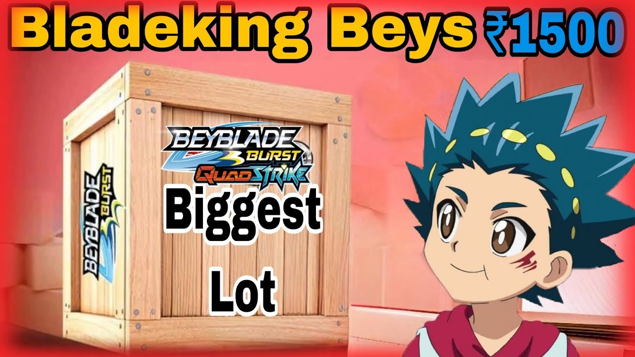 Bladeking Beys 1500₹ Rupees Beyblade Lot Unboxing