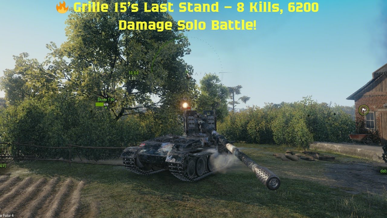 Grille 15&rsquo;s Last Stand &ndash; 8 Kills, Solo Battle! | World of Tanks