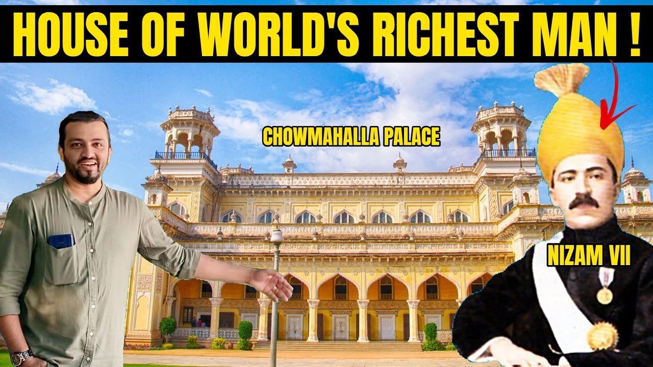 THE HOUSE OF NIZAMS - THE MAJESTIC CHOWMAHALLA PALACE OF HYDERABAD | HYDERABAD VLOG | WTF!