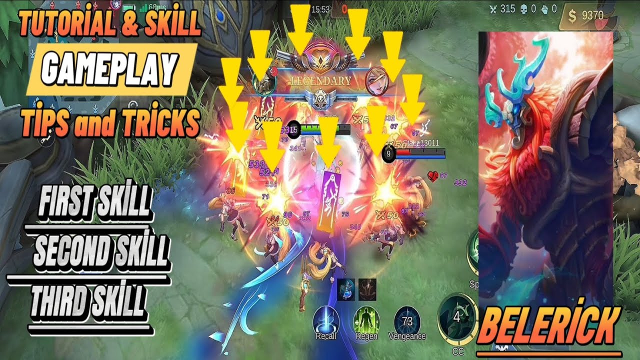 Учебное пособие по навыкам комбо Белерика, советы и игровой процесс Mobile Legends