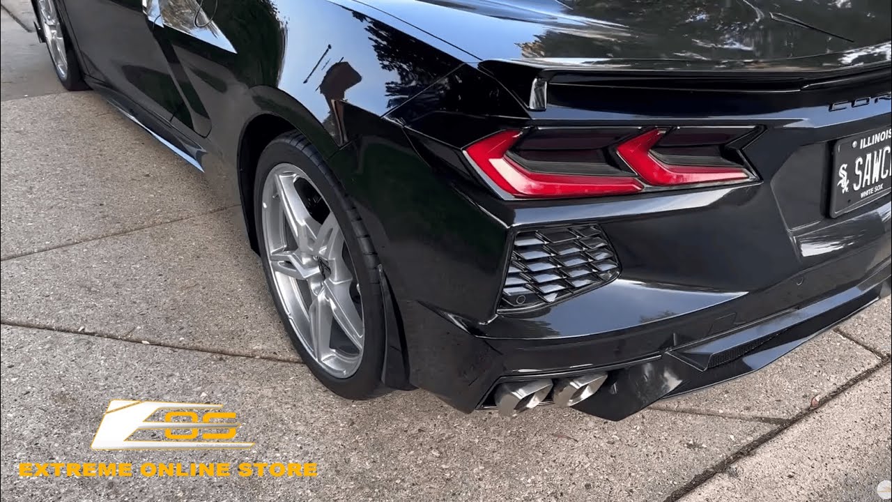 Extreme Online Store | Corvette C8 Splash Guards installed by @Lazc8