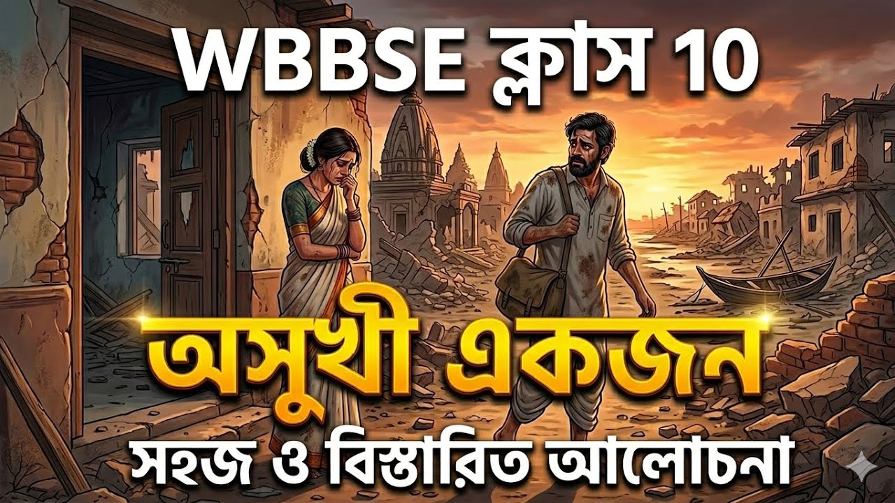 অসুখী একজন । Class 10 । সম্পূর্ণ আলোচনা । #osukhiekjon #class10 #class10bengali