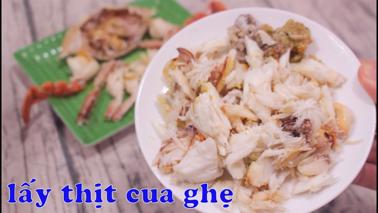 CÁCH GỠ THỊT CUA GHẸ siêu dễ siêu nhanh - peel sentinel crab - Zui Vào Bếp