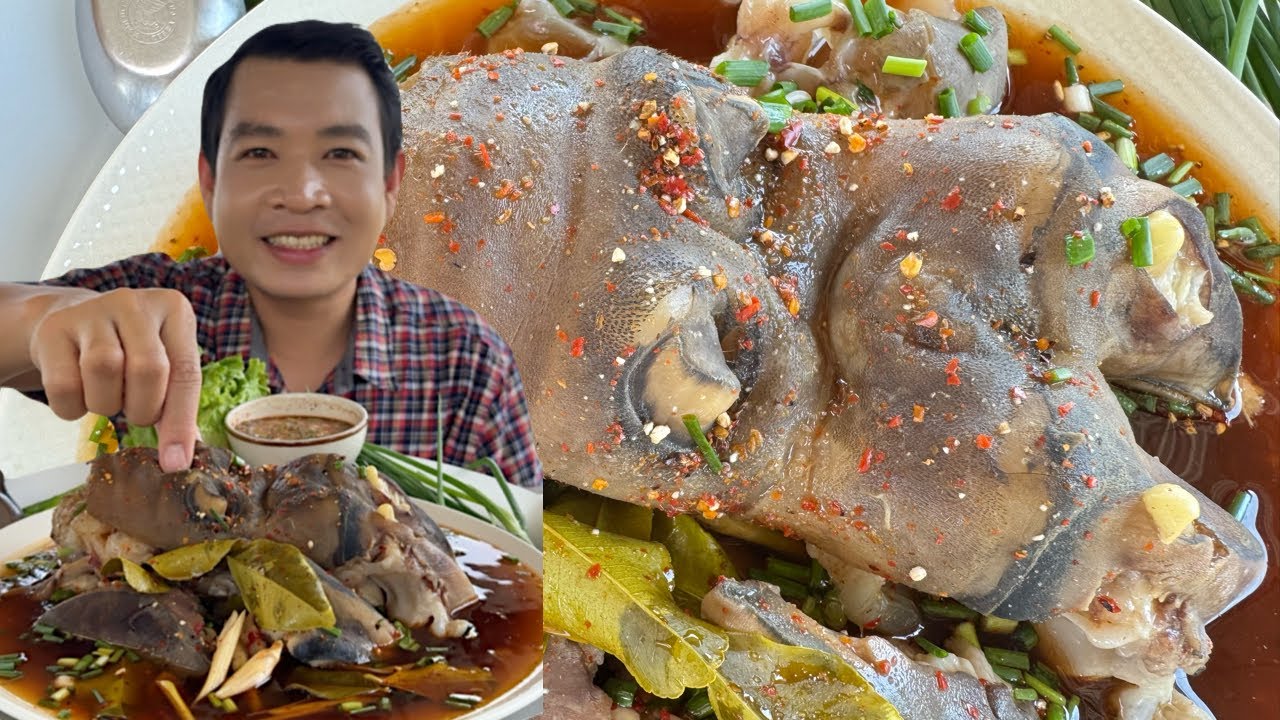 ต้มแซ่บตรีนวัว ต้มเปื่อยๆจิ้มแจ่วขม แซ่บๆ