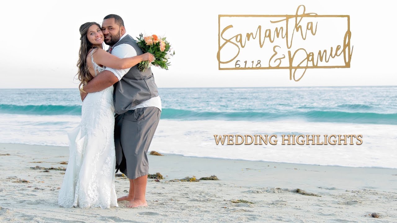 Samantha + Daniel's Wedding at Salt Creek Beach