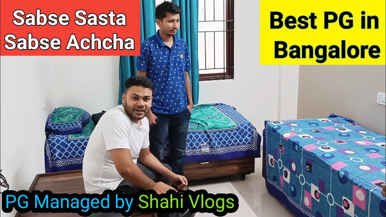 Best PG in Bangalore with Gym Facility | Gent's PG | Ladies PG