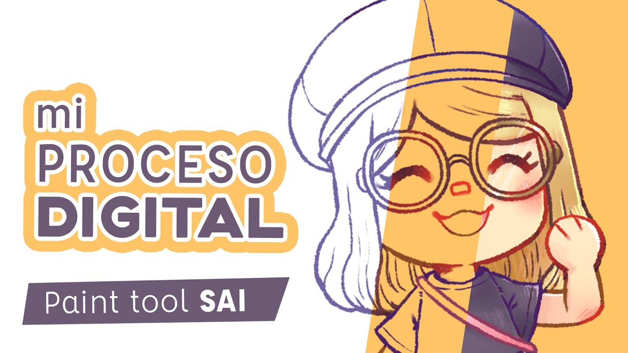 CÓMO hago mis COMISIONES DIGITALES | Paint Tool SAI ✍️💻