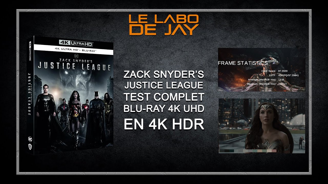 📀 Zack Snyder's Justice League - Test du Blu-ray 4K HDR [#Review]