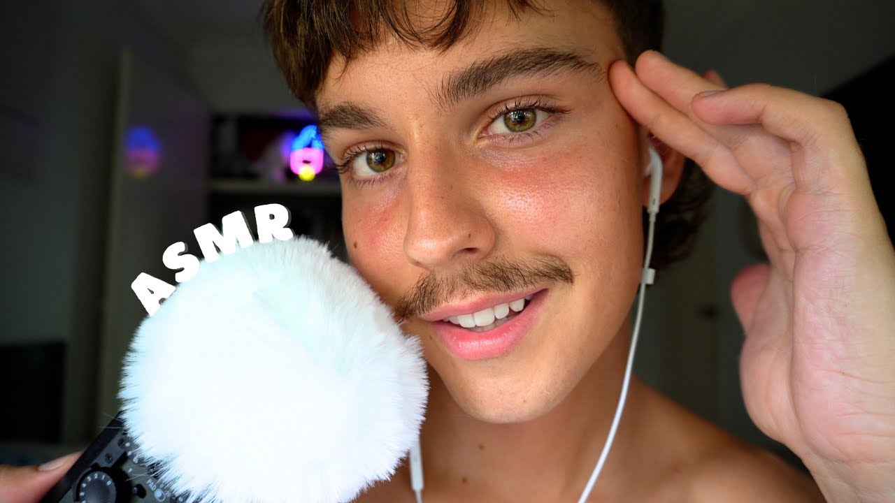 ASMR with my new Floofy Mic ☺️ *up-close whispers