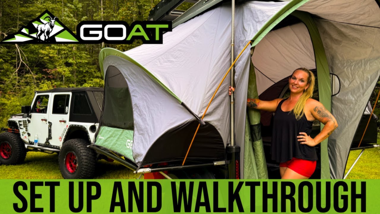 Our Complete Set Up Tutorial Of The SylvanSport GOAT All Terrain Trailer!