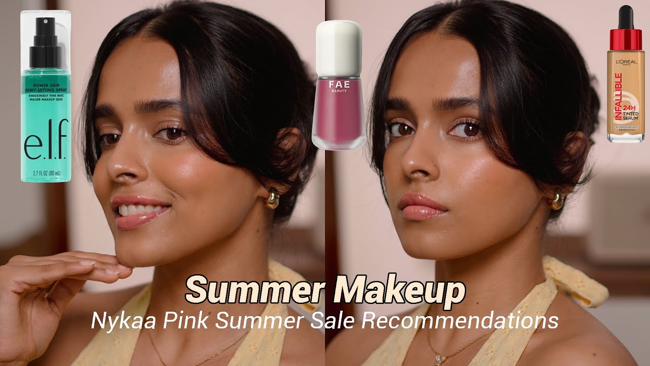 Go-to Summer Makeup - Nykaa Pink Summer Sale Recommendations🩷☀️