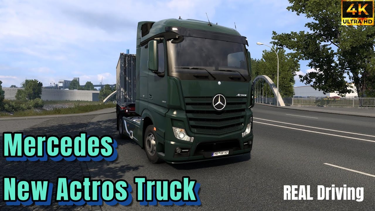 Mercedes Actros Stream Space Truck - Euro Truck Stimulator 2 #mercedesactros #ets2 #ets2gameplay