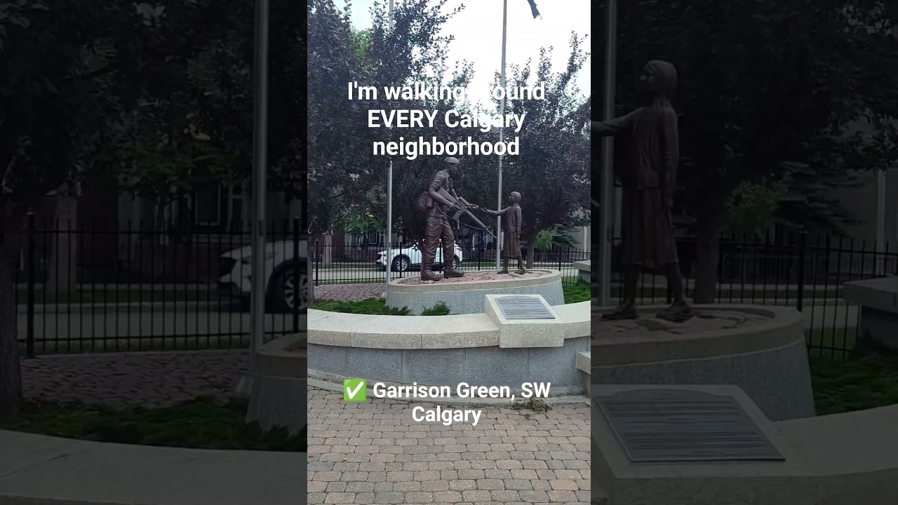 WALKING EVERY CALGARY NEIGHBORHOOD: Garrison Green #calgary #calgaryneighborhoods #cnek #yyc
