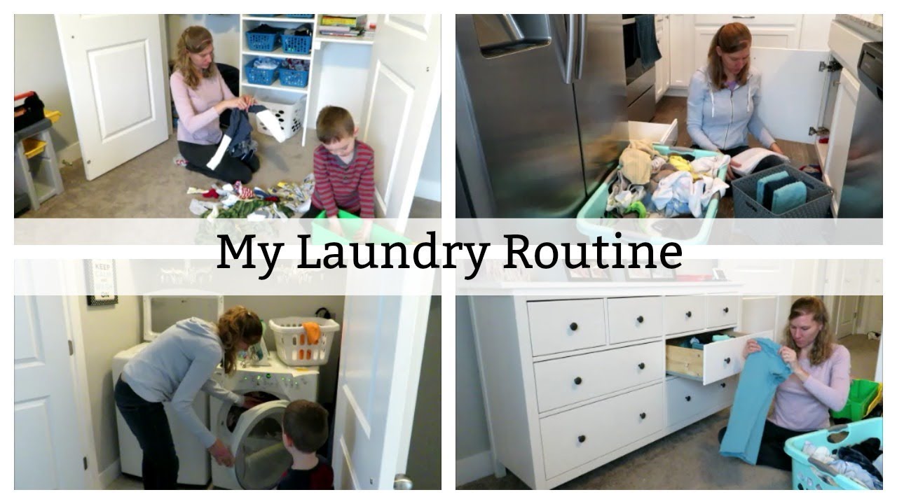 LAUNDRY ROUTINE 2019 FOR A FAMILY OF FOUR! // THE JOYFUL MOM