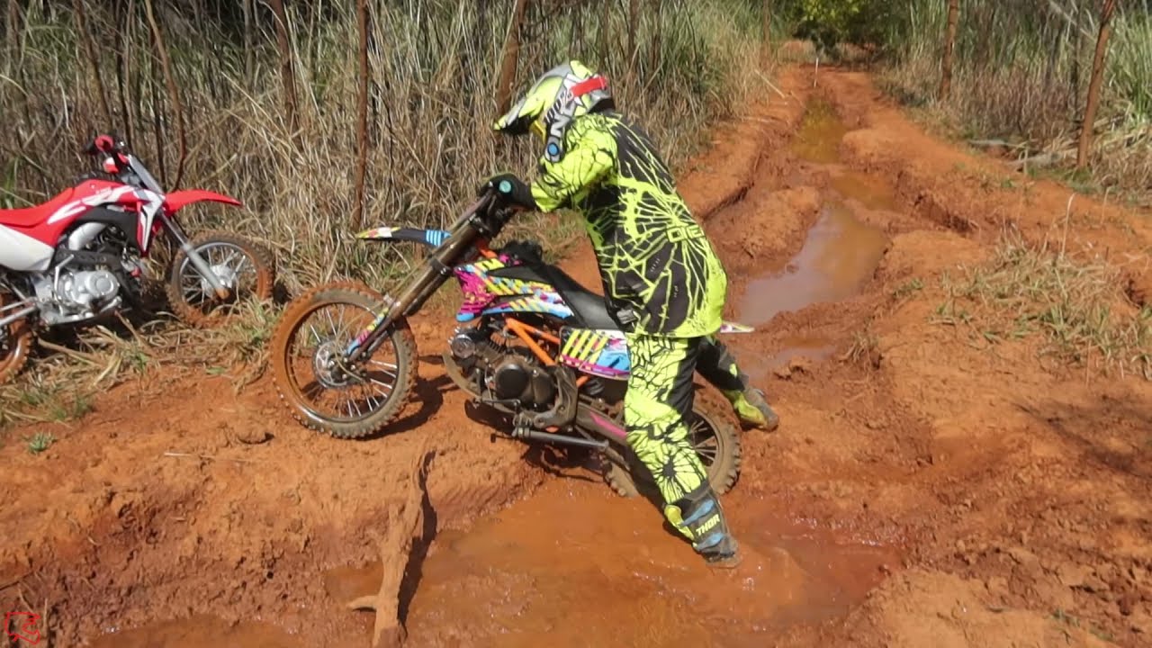 Rippin' down trails on the Honda Crf110 [Legends MX track/ Rhino park]