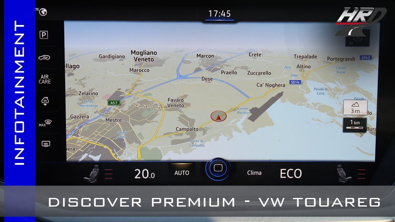 VW Touareg 2019 - focus sul sistema Discover Premium