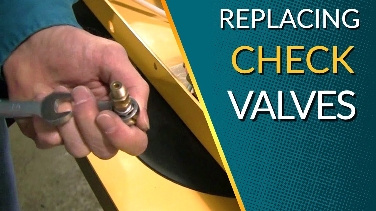 Replacing a Check Valve on a WPG Vacuum Lifter