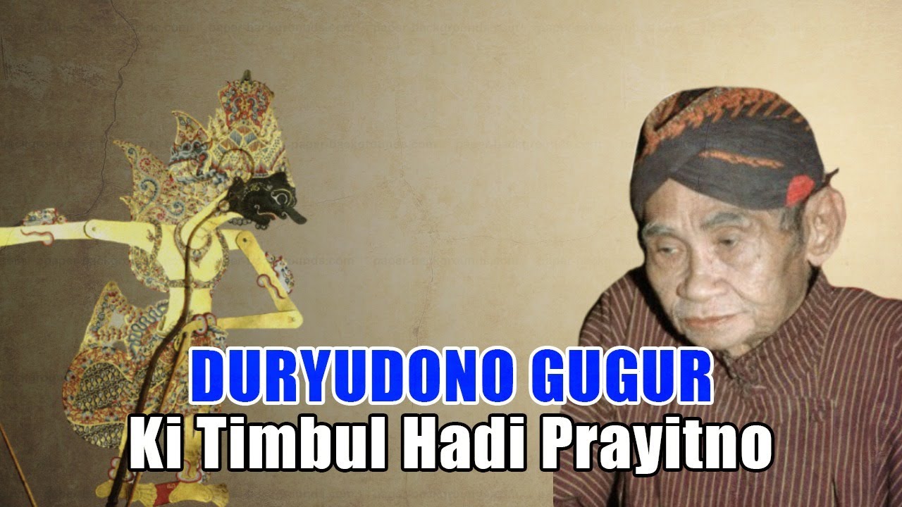 Live Wayang Kulit Klasik. Ki Timbul Hadi Prayitno. Lakon Duryudono Gugur. Recorded