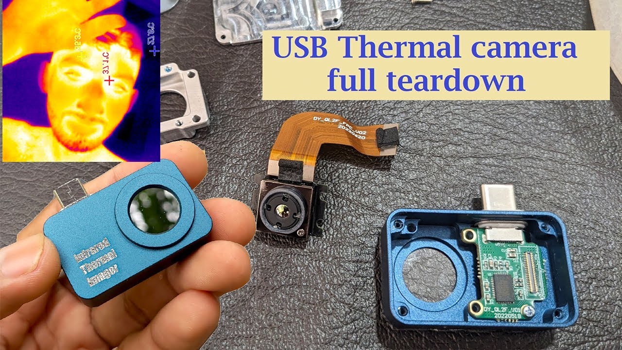 TOOLTOP T7 USB thermal camera teardown /  Infrared Thermal Imager