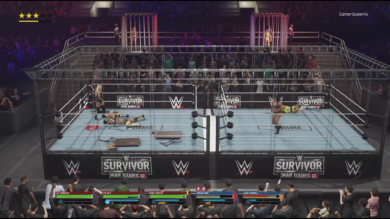 WWE wargames!!!!!!!!!!!!!!!!!me=liv Morgan!