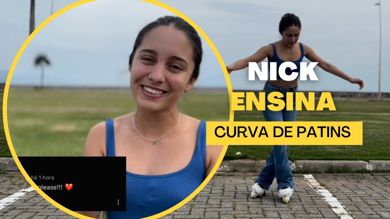 Como fazer curva de patins? Cross | Nick Ensina
