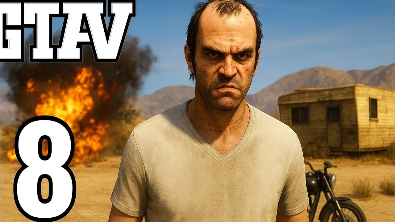 	💥 أول ظهور لتريفور… والفوضى تبدأ! | GTA V الحلقة 8