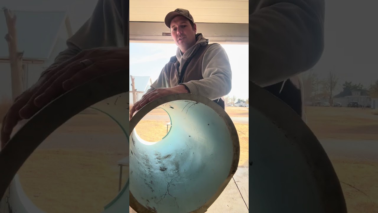 DIY PVC fleshing beam from SCRAP material!