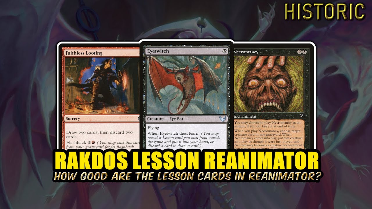 💀 Rakdos Reanimator + 📚 Lesson Cards?! Let&rsquo;s Find Out | Historic BO3 | MTG Arena