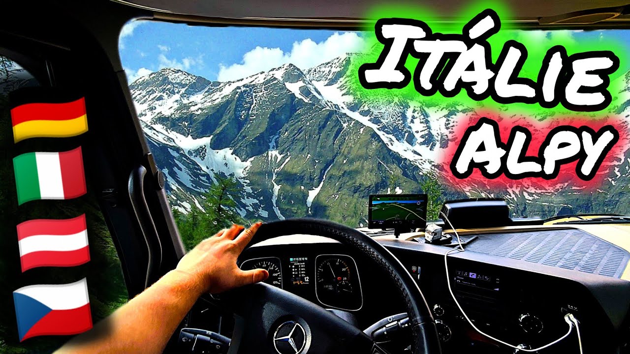 Kamionem do It&aacute;lie a velkolep&eacute; Alpy | Vlog #10