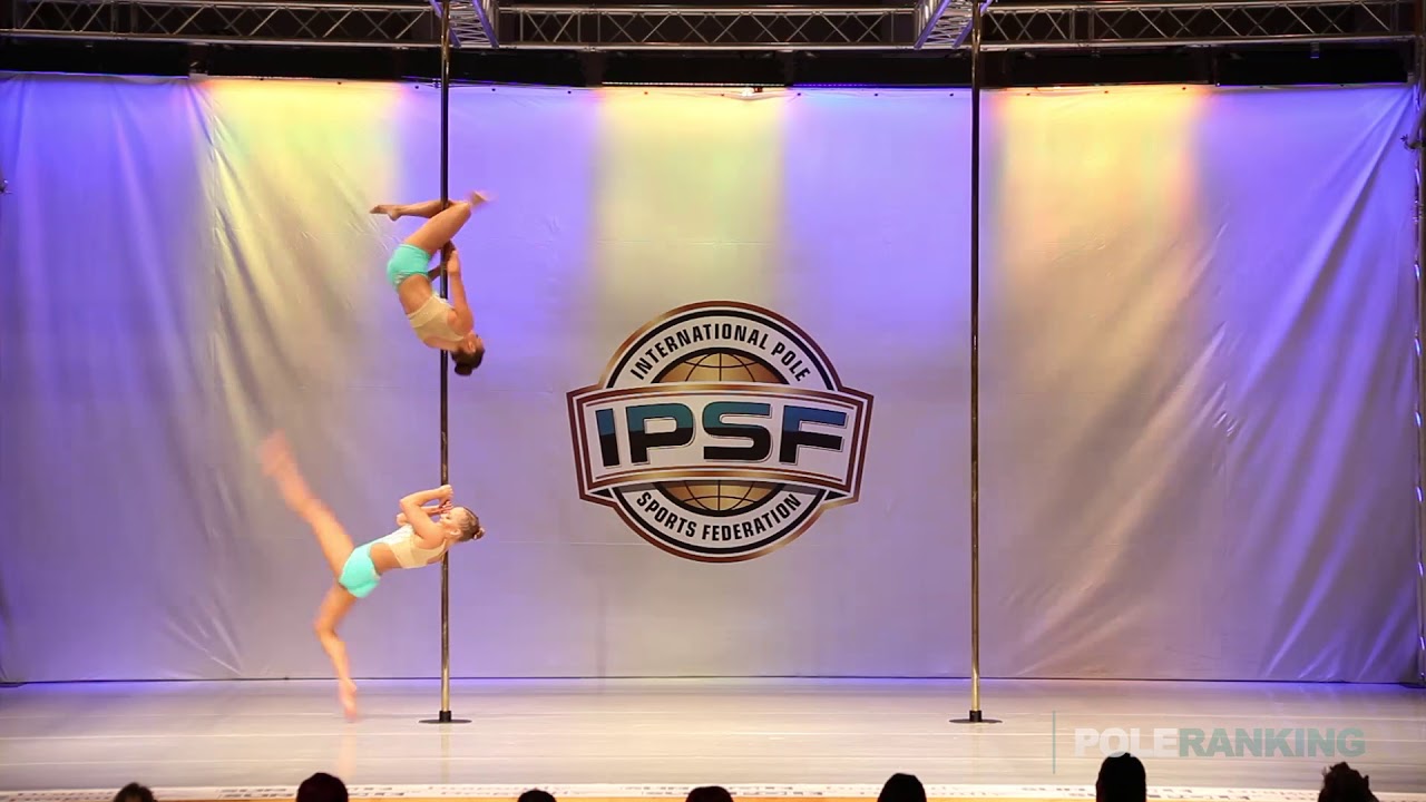 Doubles Ksenia I. & Ekaterina I. of Russia - IPSF World Pole Sports Championships 2018