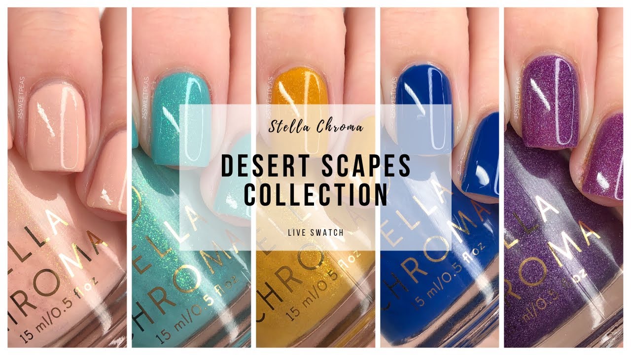 Stella Chroma Desert Scapes Collection | 25 Sweetpeas