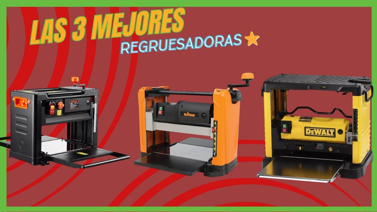 🔥Las 3 mejores REGRUESADORAS de madera | Cepilladora de mesa en AMAZON⭐Calidad Precio 2025✅